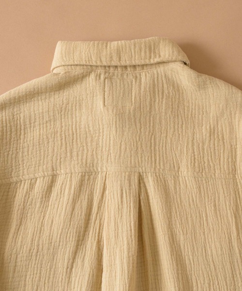 Zooodle(ズードル)の「Double Pocket Cotton Shirt - ダブルポケットコットンシャツ -(シャツ/ブラウス・メンズ・ネイビー/ベージュ・MEDIUM/LARGE)」の18枚目の写真