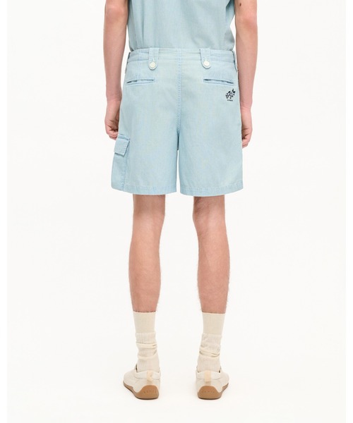 KENZO(ケンゾー)の「'KENZO Sounds' カーゴ ショーツ イン ジャパニーズ デニム(デニムパンツ・メンズ・ブルー系その他7・30/31/32/29)」の2枚目の写真