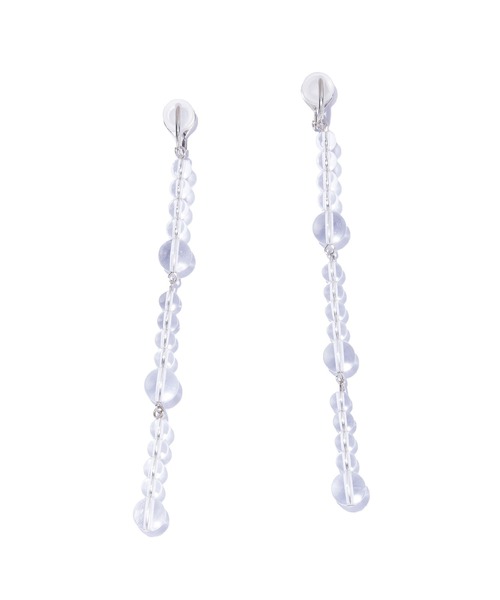 IRIS47(イリスフォーセブン)の「【IRIS 47】modul earring crystal/モジュール イヤリング クリスタル VSJ25(イヤリング・レディース・クリア・FREE)」の2枚目の写真