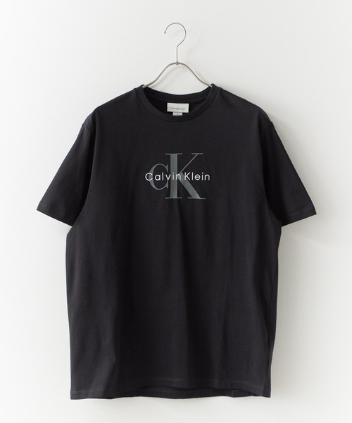 Calvin Klein(カルバン・クライン)の「Calvin Klein/カルバンクライン SS HERO MONOLOGO TEE 20S 半袖Tシャツ(Tシャツ/カットソー・メンズ・ブラック/ホワイト・XL/L/M)」の1枚目の写真