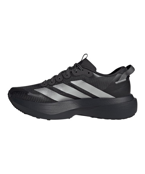 adidas（アディダス）の「adidas/アディダス ランニングシューズ ADIZERO EVO SL ATR M アディゼロ エヴォ KK2721（スニーカー・レディース・ブラック×シルバー・24.5cm/24.0cm/23.5cm/23.0cm/26.0cm/25.5cm/25.0cm）」の2枚目の写真