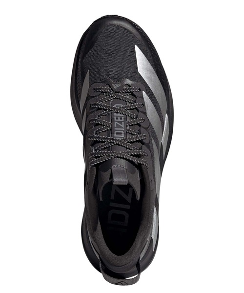 adidas（アディダス）の「adidas/アディダス ランニングシューズ ADIZERO EVO SL ATR M アディゼロ エヴォ KK2721（スニーカー・レディース・ブラック×シルバー・24.5cm/24.0cm/23.5cm/23.0cm/26.0cm/25.5cm/25.0cm）」の5枚目の写真