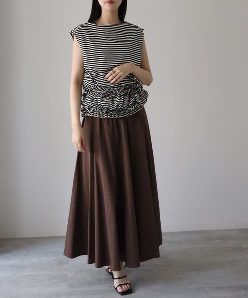model：164cm. 着用サイズ：FREE
