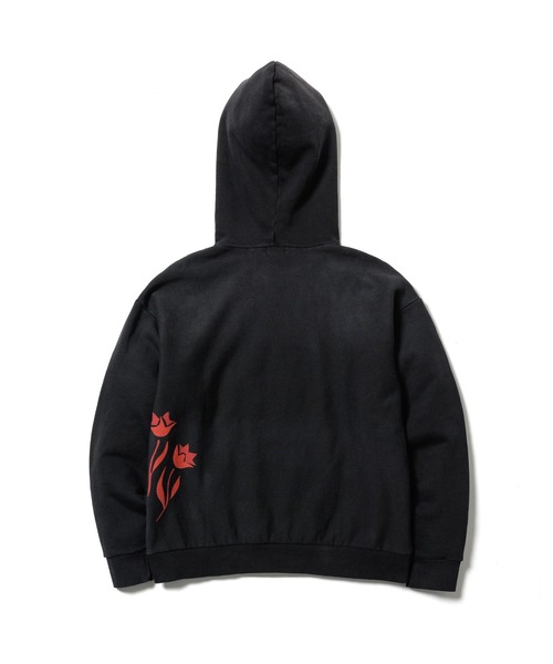 F-LAGSTUF-F（フラグスタフ）の「【FLAGSTUFF】SMOOTH LOGO HOODIE（パーカー・メンズ・ブラック/ブラウン・M/L）」の3枚目の写真