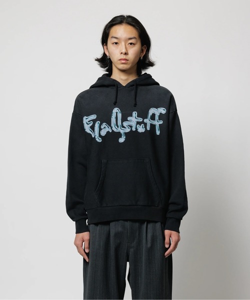 F-LAGSTUF-F（フラグスタフ）の「【FLAGSTUFF】SMOOTH LOGO HOODIE（パーカー・メンズ・ブラック/ブラウン・M/L）」の5枚目の写真