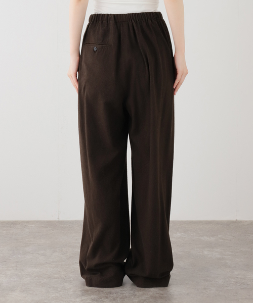 FRAMeWORK(フレームワーク)の「JANE SMITH silk noil garment dye pajama(スラックス・レディース・ブラウン・FREE)」の3枚目の写真