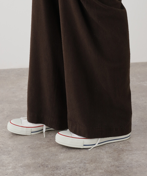 FRAMeWORK(フレームワーク)の「JANE SMITH silk noil garment dye pajama(スラックス・レディース・ブラウン・FREE)」の6枚目の写真