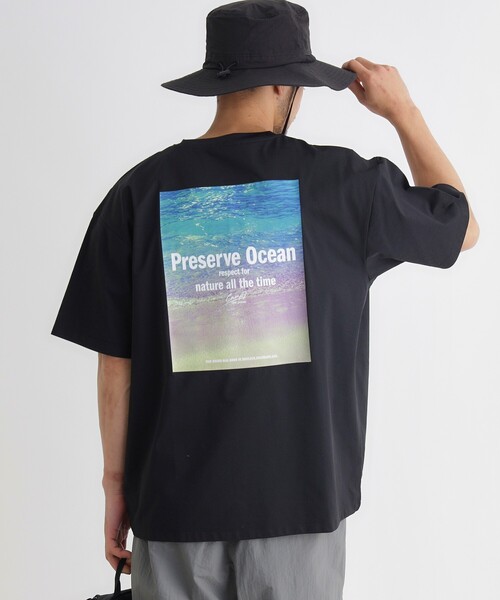 CAMP7（キャンプセブン）の「Ｏｎｅ　Ｏｃｅａｎ　Ｔシャツ（Tシャツ/カットソー・メンズ・ホワイト系1/ブラック系・03/04/05/06）」の5枚目の写真