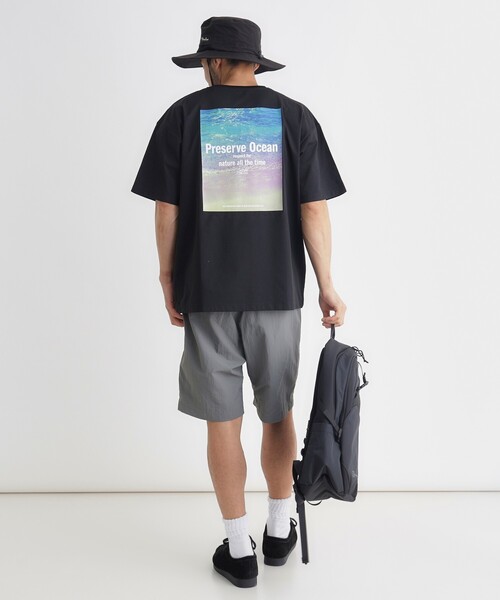 CAMP7（キャンプセブン）の「Ｏｎｅ　Ｏｃｅａｎ　Ｔシャツ（Tシャツ/カットソー・メンズ・ホワイト系1/ブラック系・03/04/05/06）」の7枚目の写真