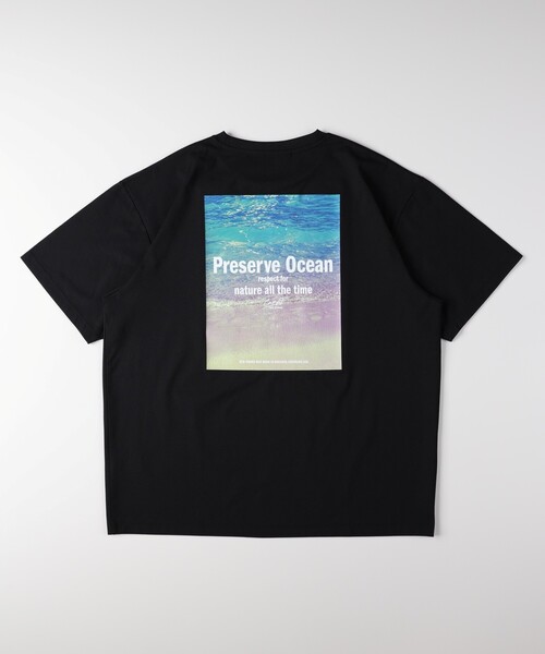 CAMP7（キャンプセブン）の「Ｏｎｅ　Ｏｃｅａｎ　Ｔシャツ（Tシャツ/カットソー・メンズ・ホワイト系1/ブラック系・03/04/05/06）」の9枚目の写真