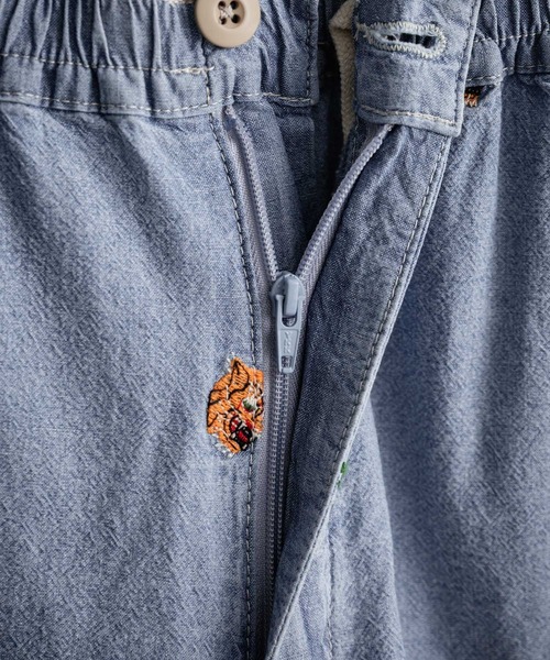 HOUSTON(ヒューストン)の「HOUSTON CHAMBRAY ALLOVER EMB EASY SHORTS シャンブレー総柄刺繍イージーショートパンツ(その他パンツ・メンズ・インディゴブルー/ライトブルー・XXL/XL/L/M)」の20枚目の写真