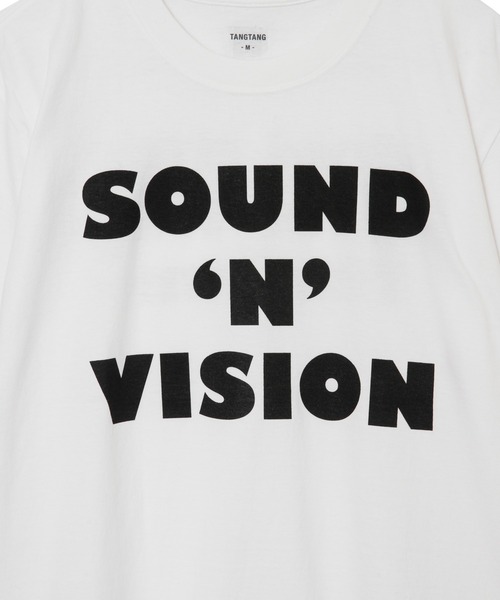 TANGTANG（タンタン）の「TEE COOLKIDS / SOUND（Tシャツ/カットソー・レディース・ホワイト・XL/L/M/S）」の4枚目の写真