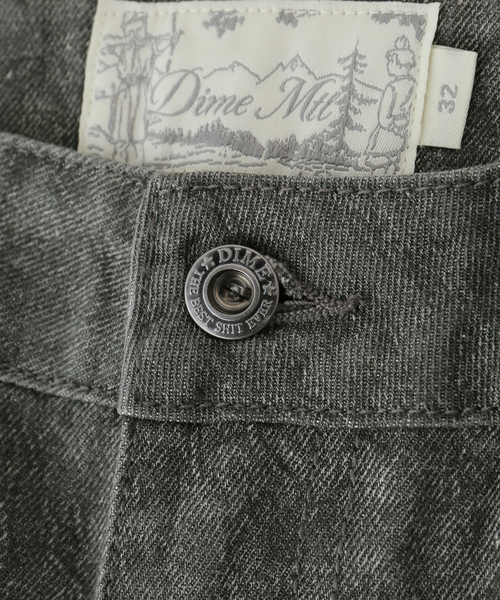 DIME(ダイム)の「【Dime/ダイム】 BAGGY DENIM PANTS(デニムパンツ・レディース・チャコールグレー/ブラック・X-SMALL/MEDIUM)」の6枚目の写真