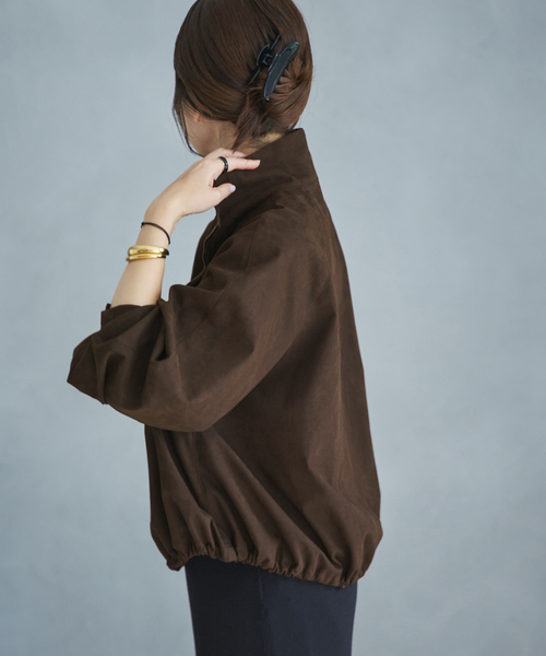 plage（プラージュ）の「suede like balloon ブルゾン（その他アウター・レディース・ブラウン系その他・FREE）」の7枚目の写真