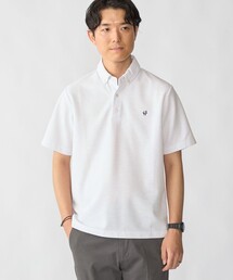 【WEB限定】SHIPS:〈汗染みが目立ちにくい〉カノコ ワンポイント ポロシャツ
