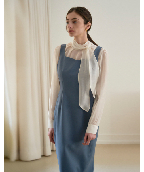 GIEMAR（ジエマル）の「スリーブレスドレスブルー（ワンピース・レディース・その他・SMALL/MEDIUM）」の3枚目の写真