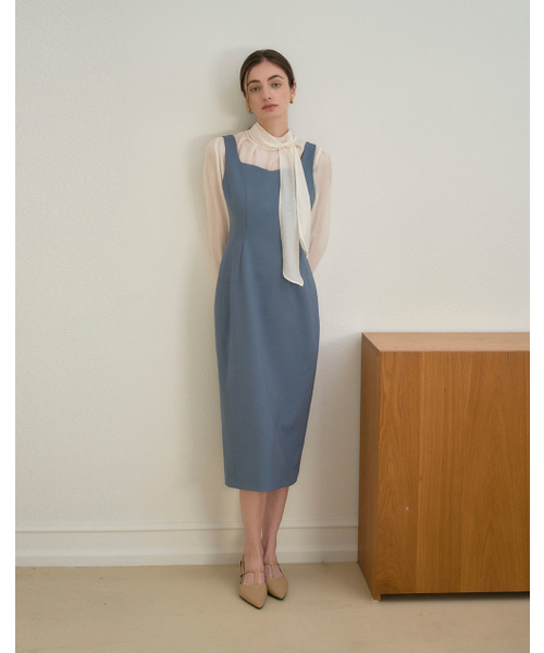 GIEMAR（ジエマル）の「スリーブレスドレスブルー（ワンピース・レディース・その他・SMALL/MEDIUM）」の4枚目の写真