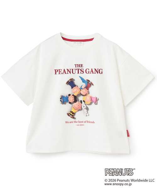 ポンポネットジュニア⭐︎ 【PEANUTS】バイカラーパーカ　160 PEANUTS】【接触冷感】グラフィックレギュラーTシャツ（Tシャツ