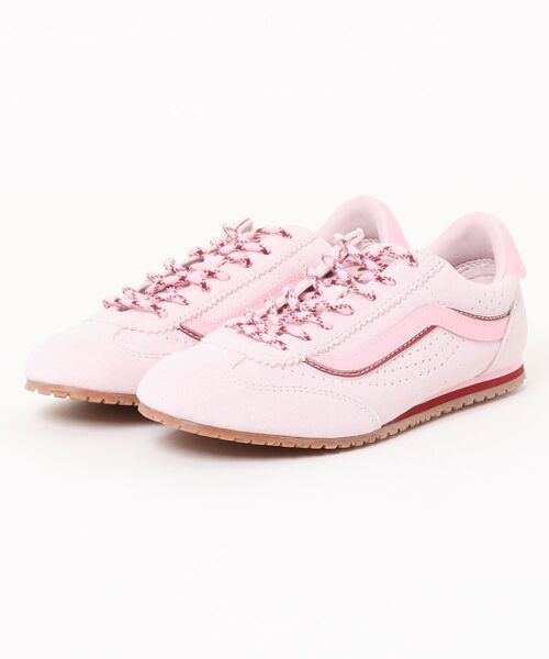 VANS（バンズ）の「VANS ヴァンズ SUPER LOWPRO スーパーロープロ VN000D8TGSF LACES PETAL PNK（スニーカー・レディース・ピンク・5/5h/6/6h/7/7h）」の2枚目の写真