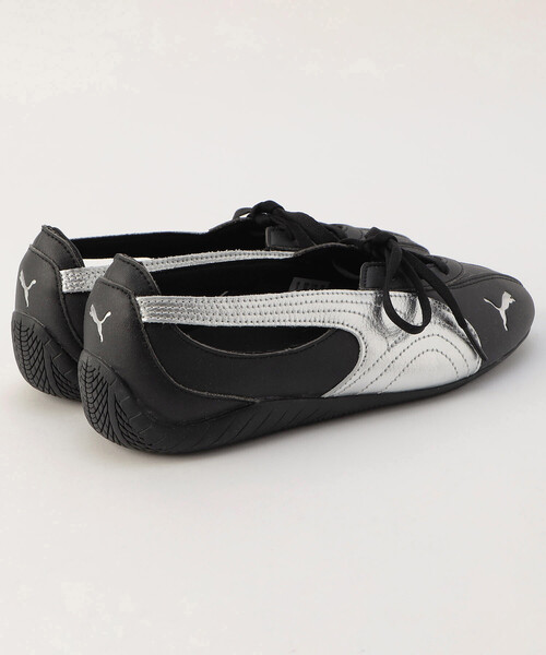 PUMA（プーマ）の「PUMA/プーマ SPEEDCAT BALLET NOVA METALLIC WOMENS[23.5cm～24.5cm展開]/スピードキャット バレエ ノヴァメタリック スニーカ（スニーカー・レディース・ブラック/ホワイト・24.0cm/23.5cm）」の6枚目の写真