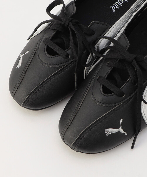 PUMA（プーマ）の「PUMA/プーマ SPEEDCAT BALLET NOVA METALLIC WOMENS[23.5cm～24.5cm展開]/スピードキャット バレエ ノヴァメタリック スニーカ（スニーカー・レディース・ブラック/ホワイト・24.0cm/23.5cm）」の7枚目の写真