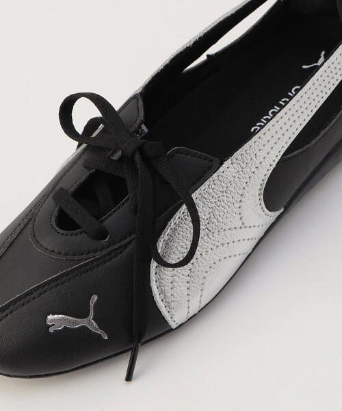 PUMA（プーマ）の「PUMA/プーマ SPEEDCAT BALLET NOVA METALLIC WOMENS[23.5cm～24.5cm展開]/スピードキャット バレエ ノヴァメタリック スニーカ（スニーカー・レディース・ブラック/ホワイト・24.0cm/23.5cm）」の8枚目の写真