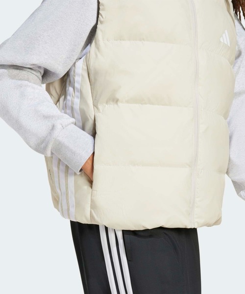 adidas(アディダス)の「エッセンシャルズ クライマウォーム スリーストライプス パファー ダウン ベスト / アディダス adidas(ダウンベスト・メンズ・ホワイト・3XL/XX-LARGE/X-LARGE/LARGE/MEDIUM/SMALL)」の4枚目の写真