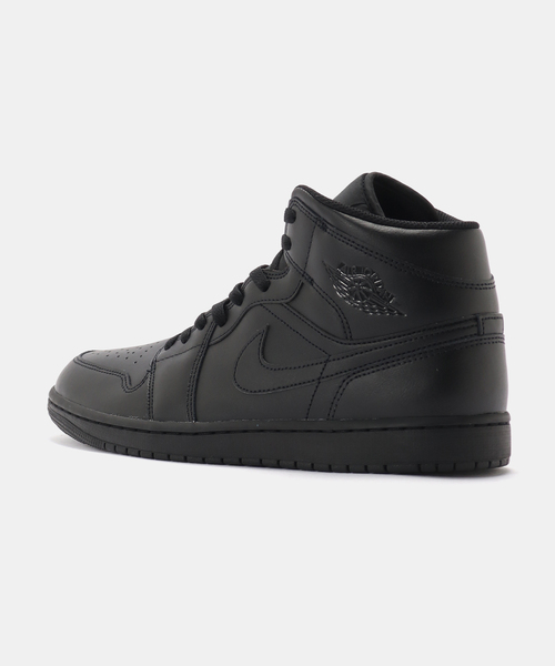JORDAN BRAND(ジョーダンブランド)の「JORDAN BRAND AIR JORDAN 1 MID 554724-093(スニーカー・メンズ・ブラック・27.5cm/28cm/28.5cm/29cm/30cm/25.5cm/26cm/26.5cm/27cm)」の3枚目の写真