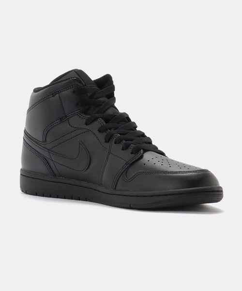 JORDAN BRAND(ジョーダンブランド)の「JORDAN BRAND AIR JORDAN 1 MID 554724-093(スニーカー・メンズ・ブラック・27.5cm/28cm/28.5cm/29cm/30cm/25.5cm/26cm/26.5cm/27cm)」の5枚目の写真