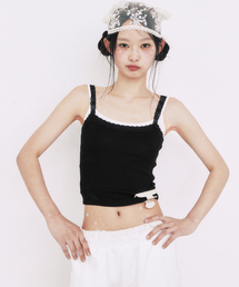 LACE SLEEVELESS_BLACK