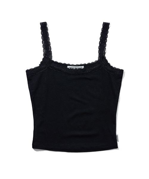 YOUHEE(ユヒ)の「LACE SLEEVELESS_BLACK(Tシャツ/カットソー・レディース・その他・SMALL/MEDIUM)」の2枚目の写真