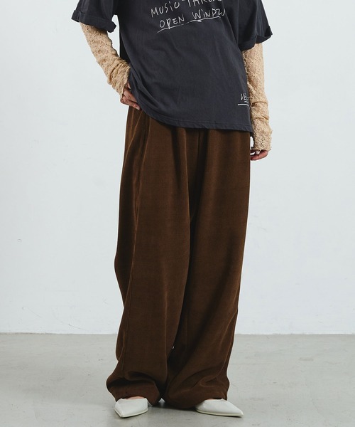 ROSE BUD(ローズバッド)の「CURDUROY PANTS(その他パンツ・レディース・ダークグレー/グリーン/ブラウン・S/M)」の2枚目の写真