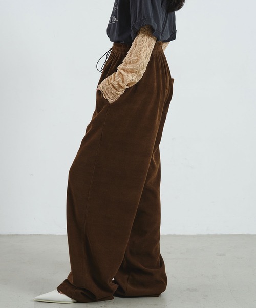 ROSE BUD(ローズバッド)の「CURDUROY PANTS(その他パンツ・レディース・ダークグレー/グリーン/ブラウン・S/M)」の5枚目の写真