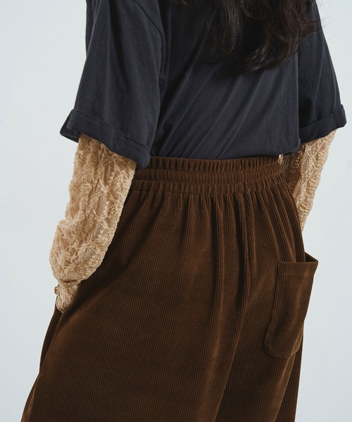 ROSE BUD(ローズバッド)の「CURDUROY PANTS(その他パンツ・レディース・ダークグレー/グリーン/ブラウン・S/M)」の12枚目の写真
