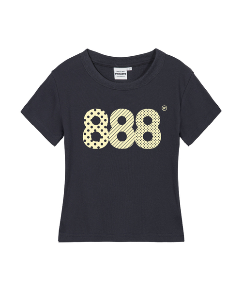 PRIMATE(プライメイト)の「ASPECT NUMBER.888 レディース スリムフィット 半袖Tシャツ 5カラー(Tシャツ/カットソー・レディース・チャコール/ブラック/クリーム/ホワイト/カーキ/チャコールグレー・MEDIUM/LARGE/SMALL)」の3枚目の写真