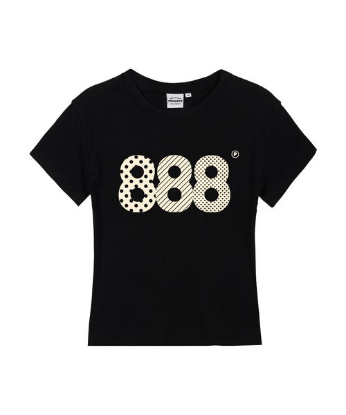 PRIMATE(プライメイト)の「ASPECT NUMBER.888 レディース スリムフィット 半袖Tシャツ 5カラー(Tシャツ/カットソー・レディース・チャコール/ブラック/クリーム/ホワイト/カーキ/チャコールグレー・MEDIUM/LARGE/SMALL)」の2枚目の写真