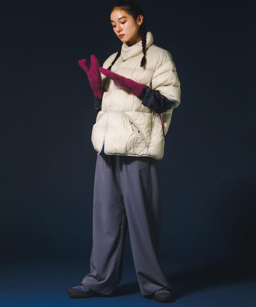EKAL(エカル)の「『UVカット/静電気防止/イージーケア』SMOOTH WOOLYLIKEワイドパンツ(その他パンツ・レディース・ブラウン/チャコールグレー/ブラック・ONE)」の13枚目の写真