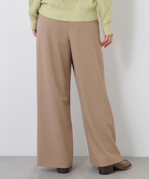 N.(N. Natural Beauty Basic)(エヌエヌナチュラルビューティーベーシック)の「ストライプワイドパンツ(その他パンツ・レディース・グレー/キャメル・SMALL/MEDIUM)」の21枚目の写真
