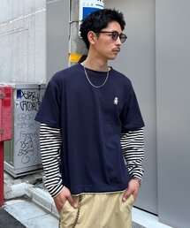 ボーダーレイヤードロンTEE