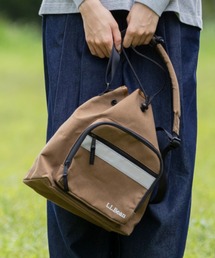 L.L.Bean（エルエルビーン）の「ビニロン コットン・ドローストリング・バッグ（ショルダーバッグ）」