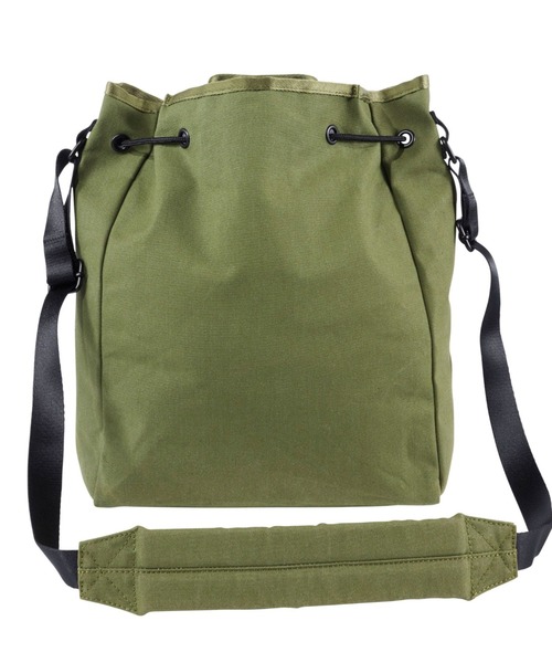 L.L.Bean(エルエルビーン)の「ビニロン/コットン・ドローストリング・バッグ(ショルダーバッグ・レディース・グリーン/カーキブラウン/ブラック・ONE SIZE)」の8枚目の写真