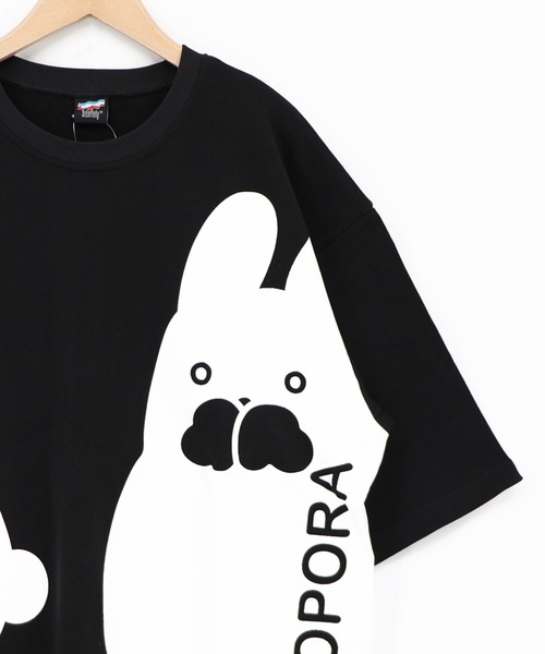 ScoLar（スカラー）の「363107：エンドレスポポラ柄Tシャツ（Tシャツ/カットソー・レディース・ブラウン/ブラック/オートミール・M）」の17枚目の写真