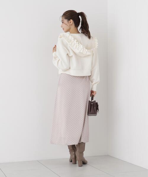 PROPORTION BODY DRESSING(プロポーションボディドレッシング)の「<a>フリルパーカー / 1216260902(パーカー・レディース・グレー系その他/ホワイト系その他・FREE)」の15枚目の写真