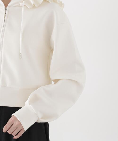 PROPORTION BODY DRESSING(プロポーションボディドレッシング)の「<a>フリルパーカー / 1216260902(パーカー・レディース・グレー系その他/ホワイト系その他・FREE)」の19枚目の写真