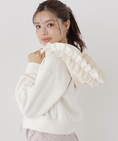 PROPORTION BODY DRESSING(プロポーションボディドレッシング)の「<a>フリルパーカー / 1216260902(パーカー・レディース・グレー系その他/ホワイト系その他・FREE)」の22枚目の写真