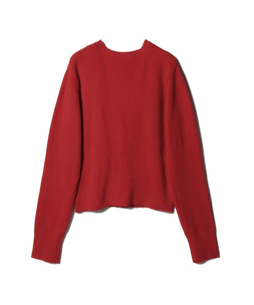 UNUS（ユナス）の「UNUS / Covered Button Knit Cardigan（カーディガン/ボレロ・レディース・ベージュ/レッド・FREE）」の7枚目の写真