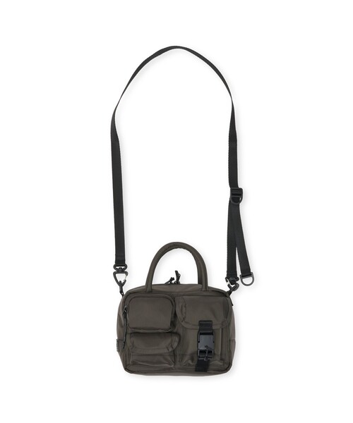 BAICYCLON by Bagjack(バイシクロン バイ バグジャック)の「【BAICYCLON by Bagjack/バイシクロン】MULTI POCKETS 2WAY BAG / マルチポケット2wayバッグ / ユニセックス / BCL-130(ショルダーバッグ・メンズ・ブラウン/ブラック・フリー)」の2枚目の写真