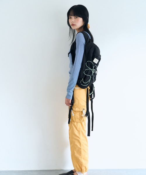 common gull products.(コモンガルプロダクツ)の「同じ帰り道のタンクとロンtee(Tシャツ/カットソー・レディース・ブラウン系/イエロー系/ブルー系・SMALL/LARGE/MEDIUM)」の5枚目の写真