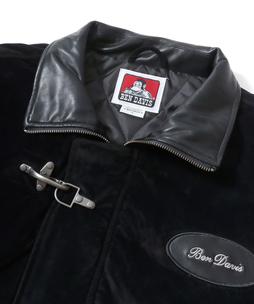 BEN DAVIS(ベンデイビス)の「BEN DAVIS/ベンデイビス FAUX SUEDE RESCUE JACKET/オーバーサイズ フェイクスウェード ワッペン刺繍 レスキュージャケット/ファイヤーマンジャケット/中綿ジャケット/レディース メンズ(ブルゾン・メンズ・ブラック/ブラウン・XL/L/M)」の11枚目の写真