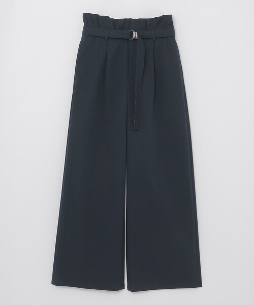 BLUE LABEL CRESTBRIDGE（ブルーレーベルクレストブリッジ）の「フリルディテールハイウエストパンツ（その他パンツ・レディース・ダークネイビー/ライトベージュ・36/38/40）」の7枚目の写真